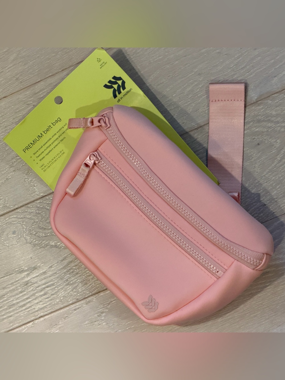 All in Motion Pink Belt Bag - Soft Everyday Crossbody Pouch